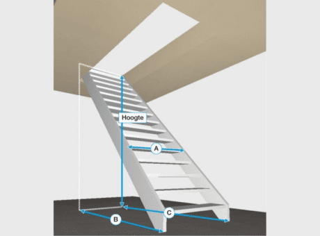 Werktekening steektrap