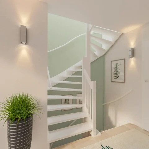 Trappen in Mechelen - halfslag trap
