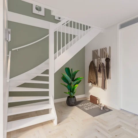 Trappen Deinze - onderkwart trap